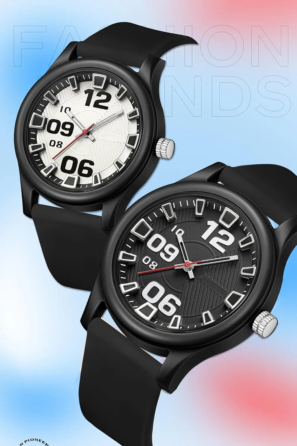 for Women Jelly Series Waterproof 5ATM Easy to Read Watch Silicone Strap Fashion Sports Quartz Wristwatch continuation prolific viable slothful findtime Watches 