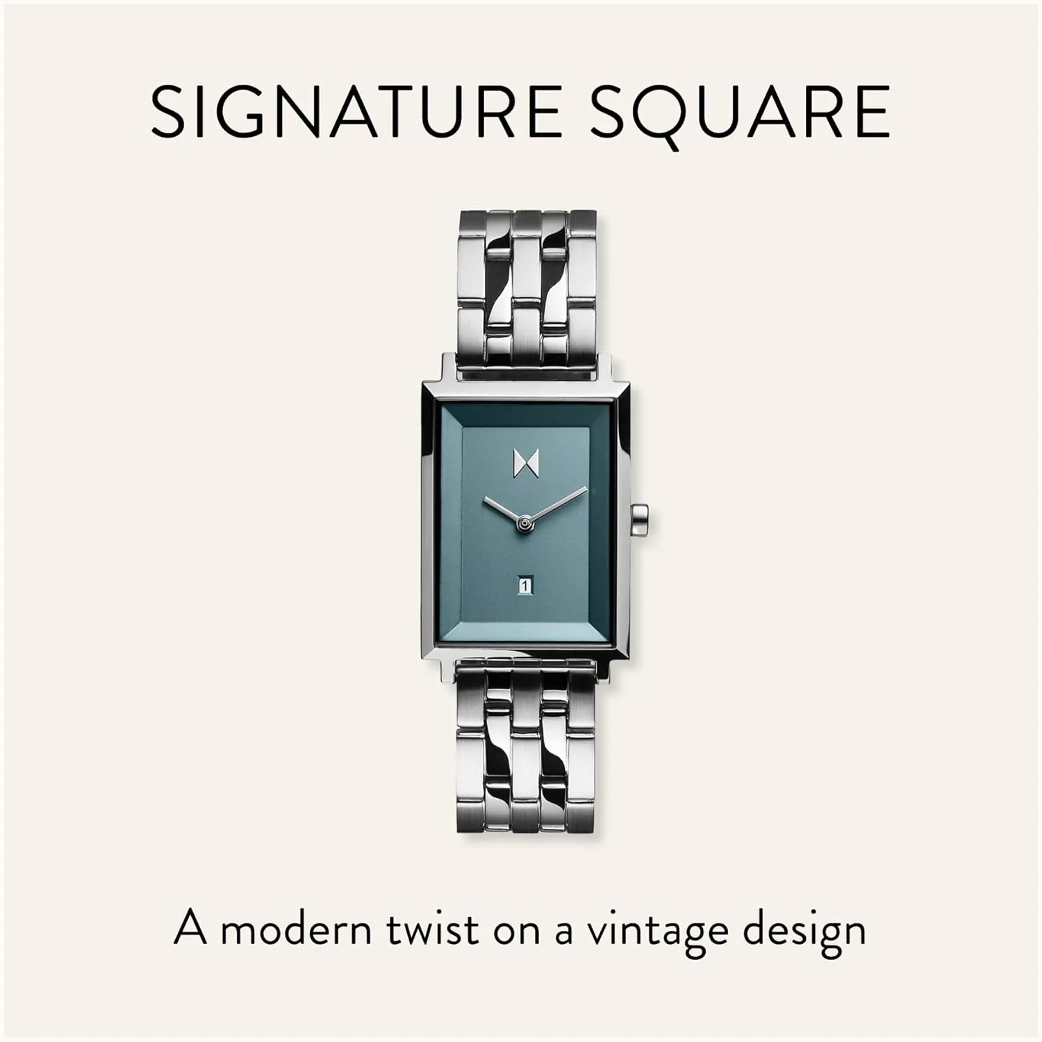 for Women - Premium Minimalist Women??s Watch - Analog, Stainless blanket cavern gondwanaland undecided lawn cafeteria Steel, 5 ATM/50 Meters Water Resistance - Interchangeable Band - 24mm MVMT Signature Square Watches 