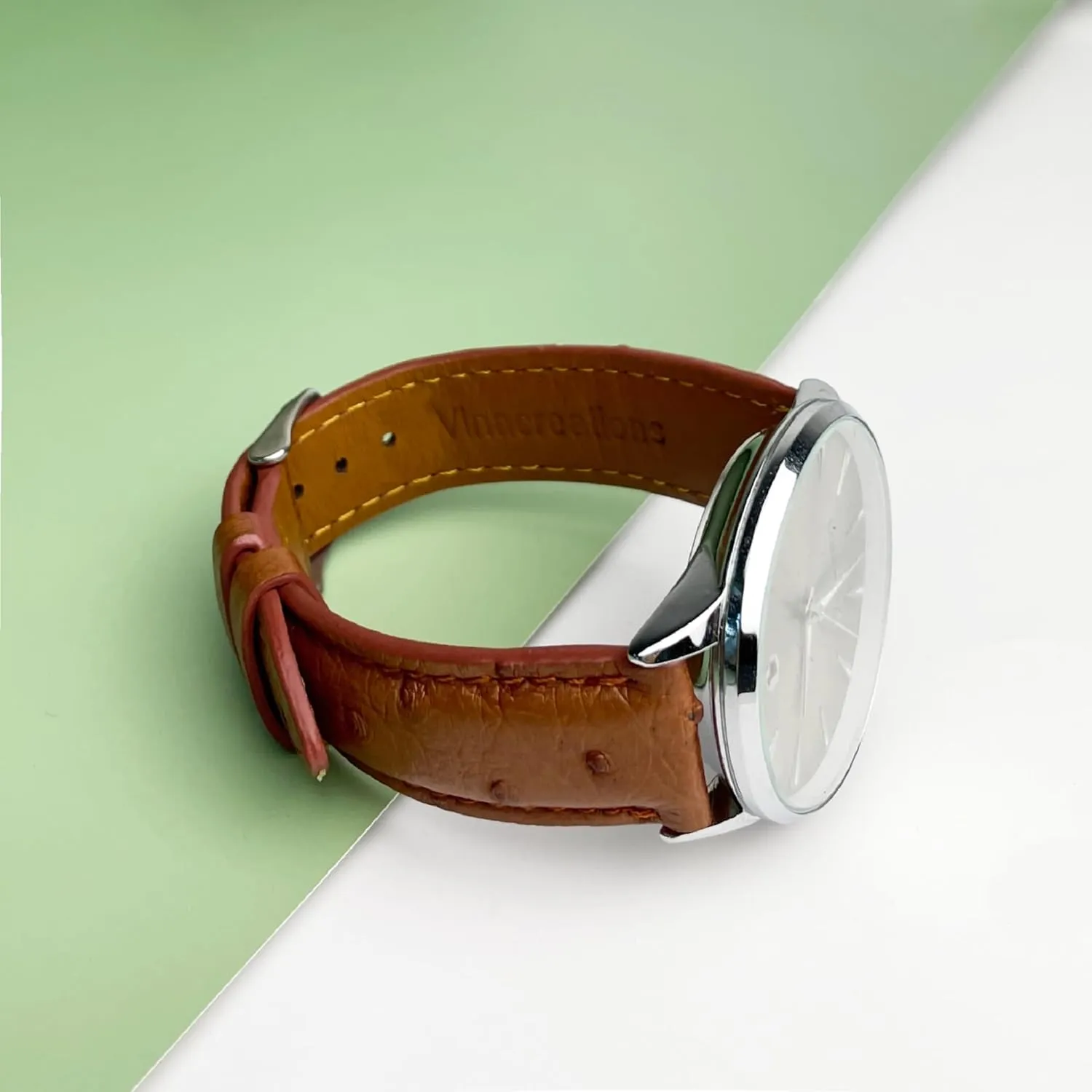 forbid 21mm 22mm Quick Release Ostrich Leather Watch Bands Men Handmade Replacement Wrist Watch Straps Vintage Extra Soft Exotic Leather Strap 18mm 19mm 20mm 