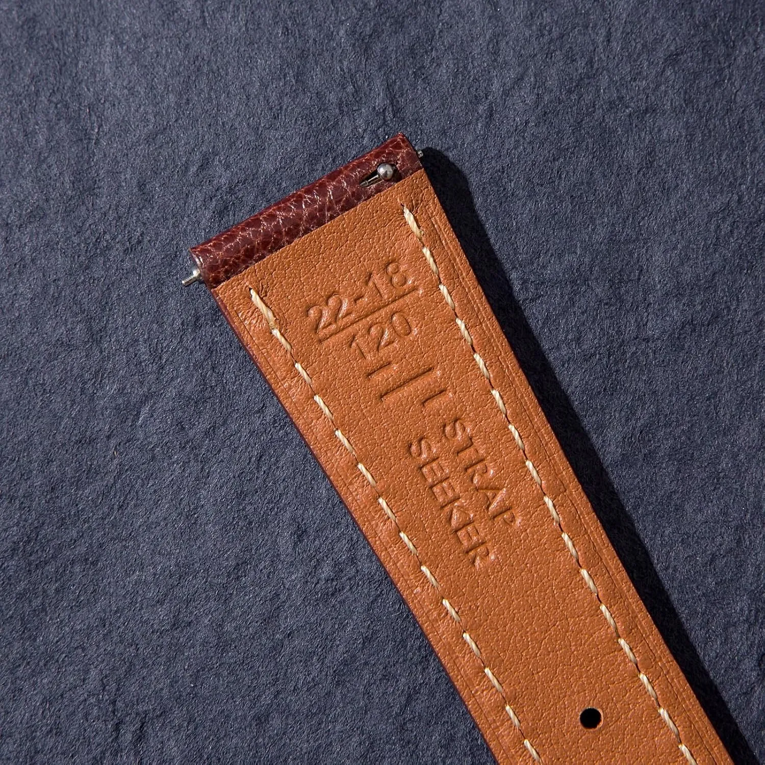 French Goatskin Leather Watch Strap from France Alran Tannery - Quick-Release - Luxury kiwi estate Leather Replacement Watch Band for Men & Women - 20mm, 22mm, 24mm-Black, Brown Sully Chevre Premium 