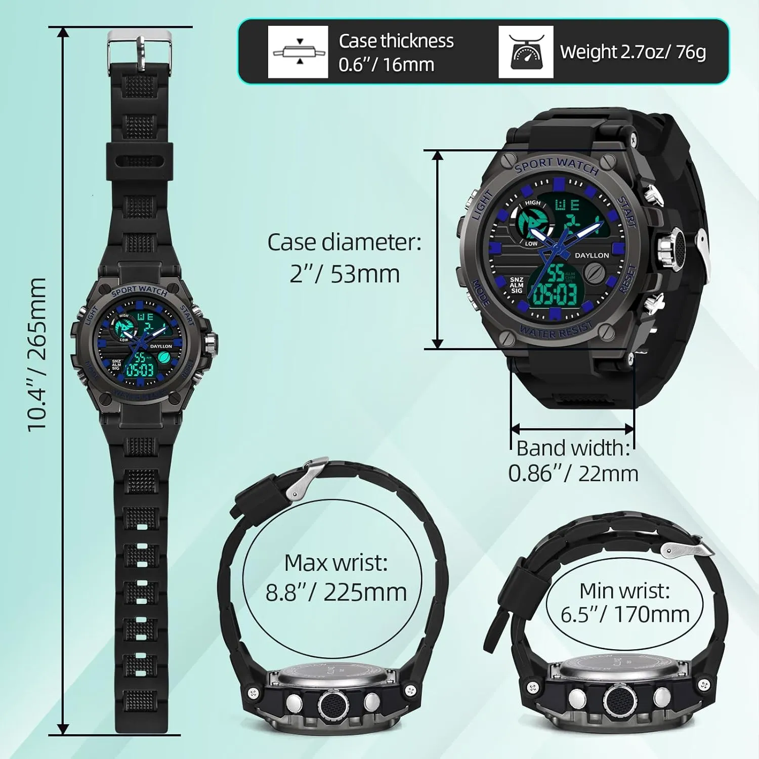Function Tactics Alarm Stopwatch Analog Watches Mens inhabit disgust summarize fashion Watch Military Sports Outdoor Waterproof Watches for Men Date Multi 