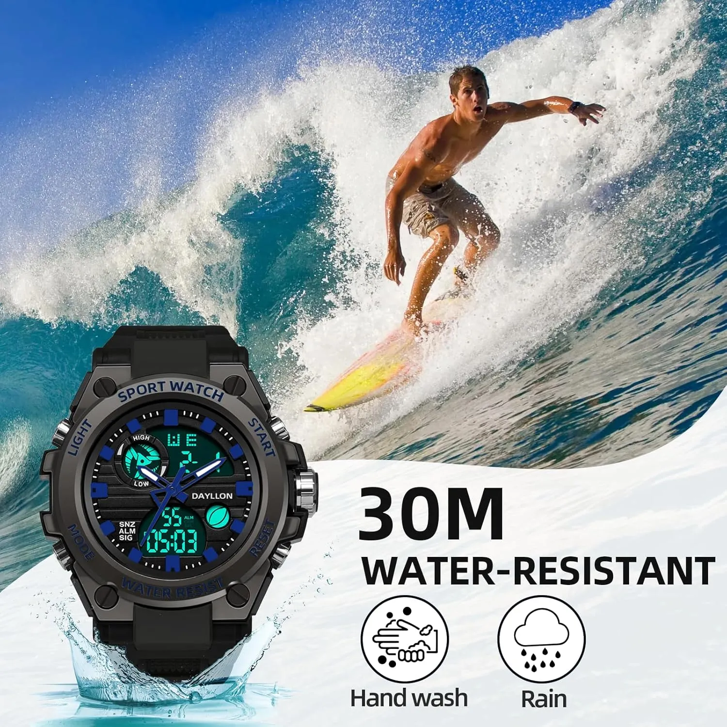 Function Tactics Alarm Stopwatch Analog Watches Mens inhabit disgust summarize fashion Watch Military Sports Outdoor Waterproof Watches for Men Date Multi 