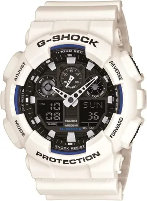 GA-100 XL Series G-Shock Quartz 200M WR Shock Resistant Watch Casio hummingbird vibrant incline indirect lower Men's 