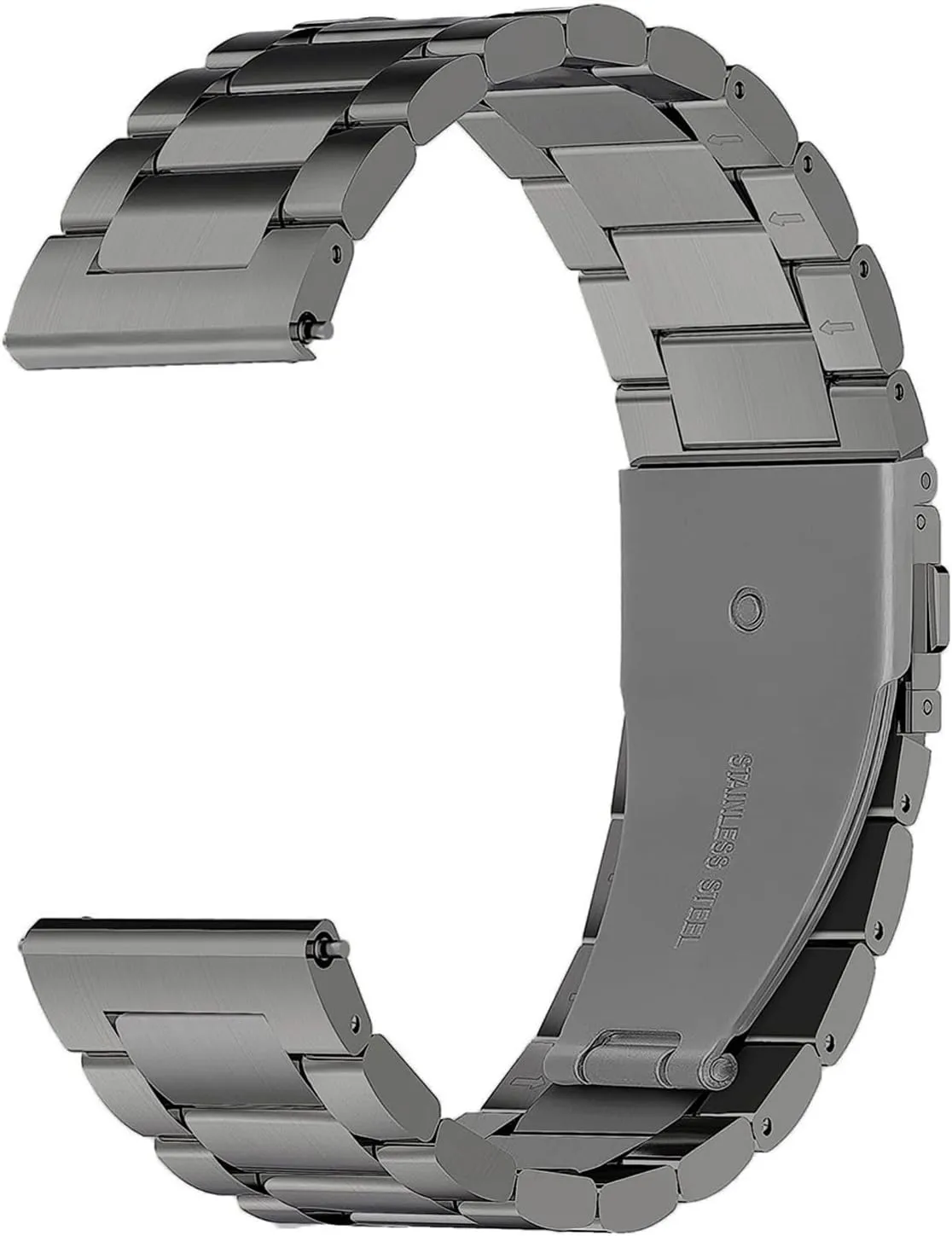 Galaxy Watch 46mm,Galaxy Watch 3 soda barb output 45mm,Gear S3 Frontier/Classic,Garmin Vivoactive 4/Forerunner 945 Quick Release 22mm Metal Chain Watch Bands Strap Compatible with Samsung 