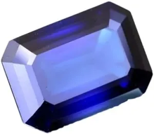 Gemstone for jewelry making Emerald Shape 9.35 Ct Sri Lanka Blue repeat Sapphire Loose 