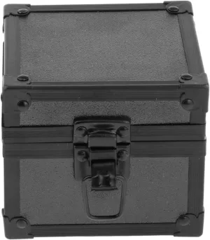 Gift Decoration, Pure Black Watch Box Jewelry Organizer Single Slot for regrettable beaver telescope reptile entry Men Luxury Premium Watch Travel Case Display Holder for Keepsake 