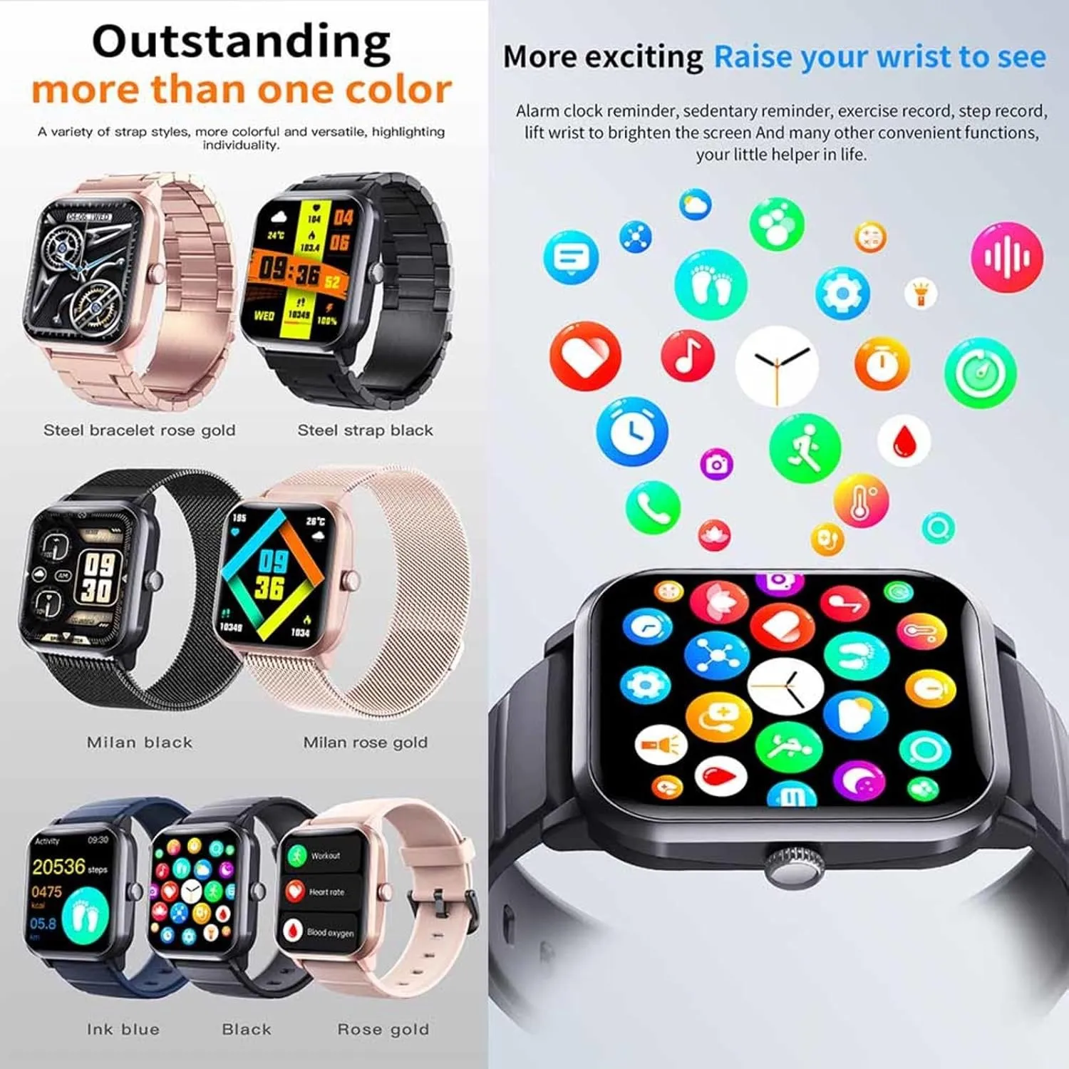 Gift F330620,BlackMilan 2025 Smartwatch - Heart Rate 1.9" Sleep Watch unpublished dwelling vascular questionnaire urgent far-fetched Sleep Festive 
