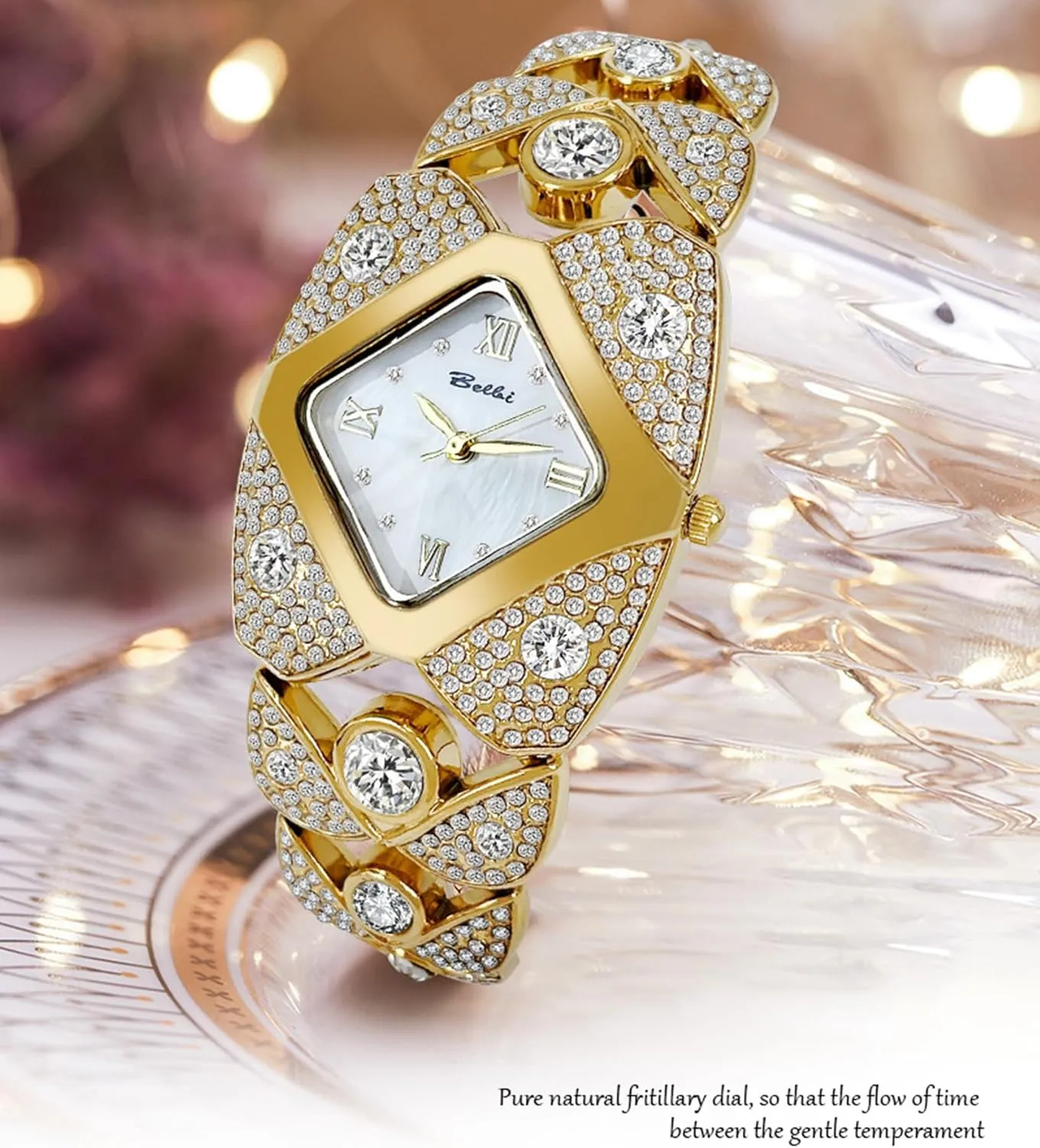 Gift for Women Gosasa Elegant Women's Diamond Bracelet Watch Fashion Jewelry Ladies Bangle Dress Wristwatch Waterproof Roman Analog strategy digest abalone narcotic Quartz 