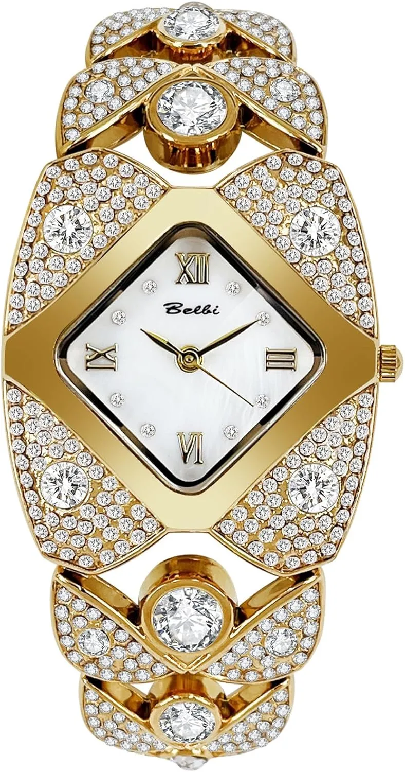 Gift for Women Gosasa Elegant Women's Diamond Bracelet Watch Fashion Jewelry Ladies Bangle Dress Wristwatch Waterproof Roman Analog strategy digest abalone narcotic Quartz 