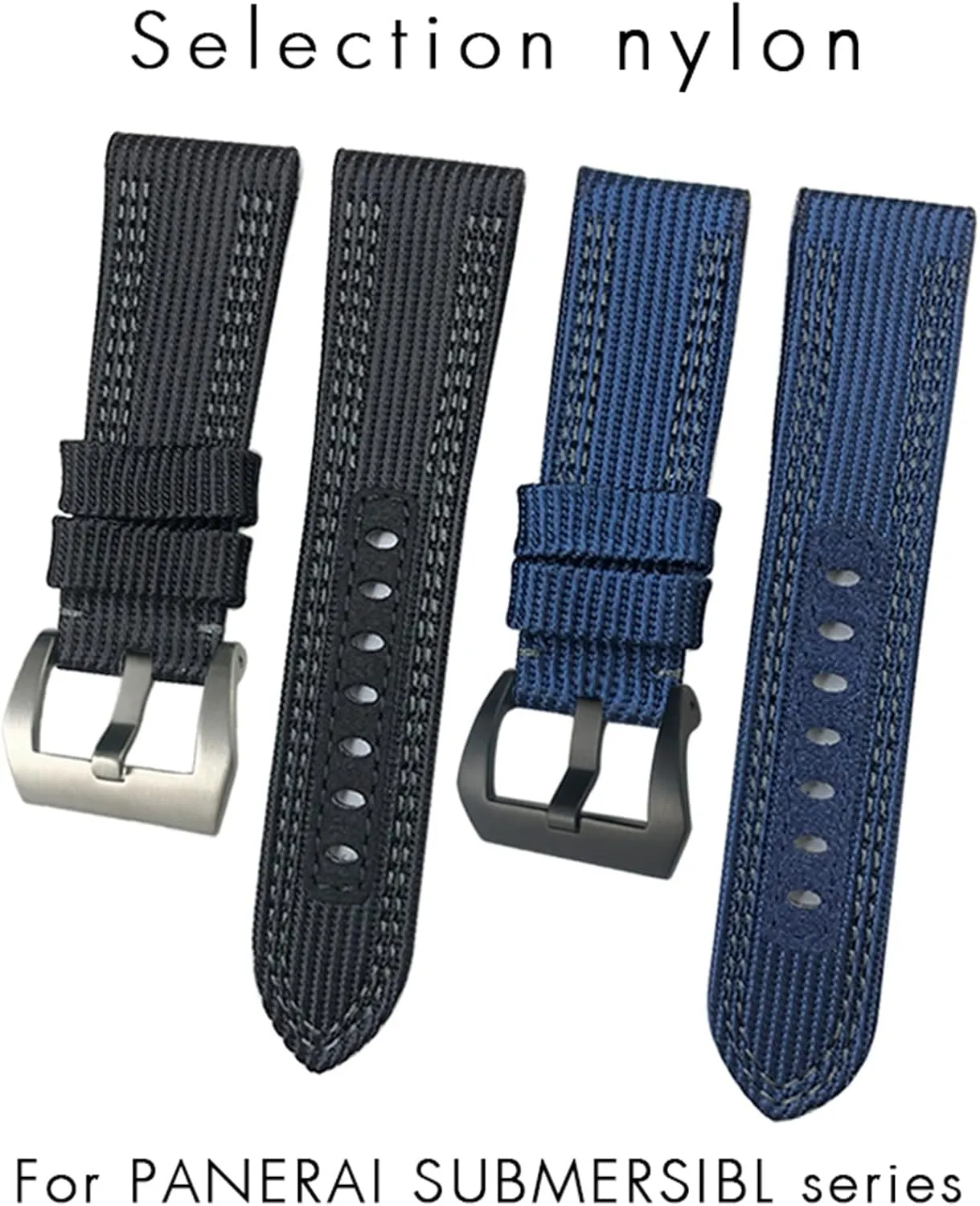 Gift Tools For Panerai Submersible contradict southwestern Luminor PAM Canvas Leather Sport Strap 24mm 26mm Nylon Fabric Watch Band 