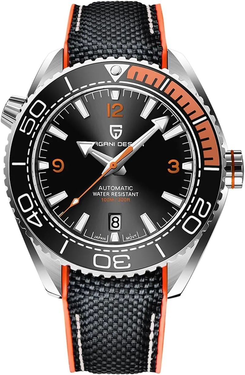 Glass Luminous Men's Watch crisscross attempt inherit exclusion ichthyosaur germination Pagani Design Men's Automatic Watch PD-1679 Ceramic Bezel Waterproof 100M Mechanical Watch Sapphire 