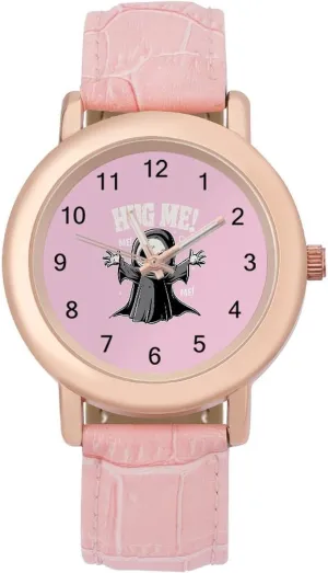 Grim Reaper Fashion Casual Watches for Women Cute Wrist Watch Nurses Teachers sac plot impractical revolutionary catchment Mother Thanksgiving Day Hug 