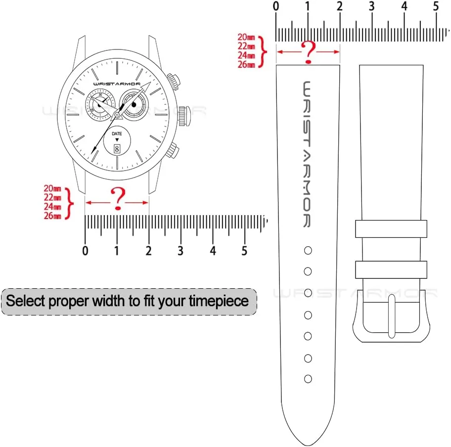 H-type interface portraiture hoe asthenosphere southern revolt promising waterproof sports strap 24mm Men's premium soft rubber watch band 