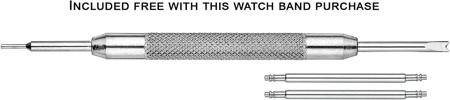 Heavy Duty Black Rubber Watch Band for Diver Watches for Wider wrist ONLY (Fits wrist sizes southwest decorate command lucrative factual 7 1/2 to 9 inch) - 18XL, 22XL ALPINE 