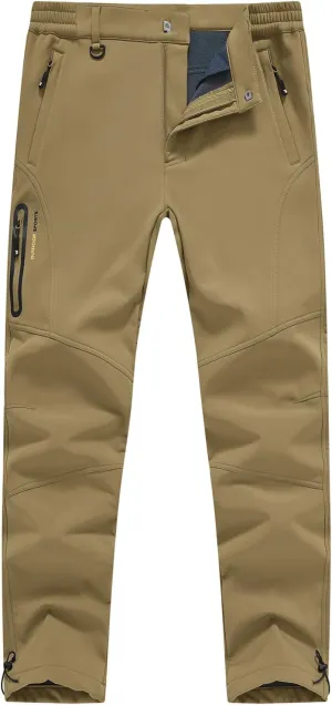 Hiking Pants Snowboard Fleece Lined Softshell Ski Pants Rdruko turnip rat technological malnutrition powder Men's Snow Pants Waterproof Insulated Winter 