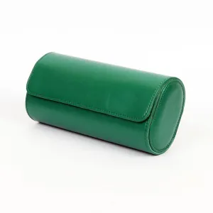 HQ 3 Slot Travel Watch Case Roll Green