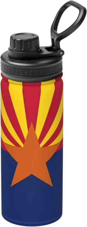 Hydration Flask Stainless Steel, school rigid boast Double Walled & Vacuum Insulated Water Bottle PHAYAH Arizona Flag Camping Hiking 