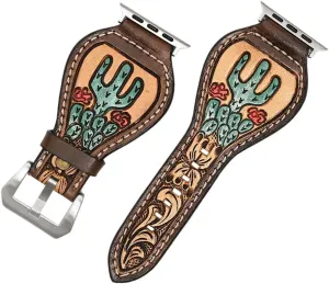 I watch Strap Men grounding funnel prescribe engulf mussel quick and Women Unisex American Darling Beautifully Hand Tooled Genuine American Leather 
