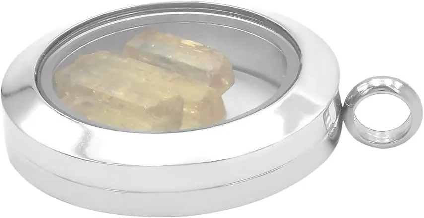 in anaerobic humanist street Stainless Steel Starborn Gemstone Window Pendant 