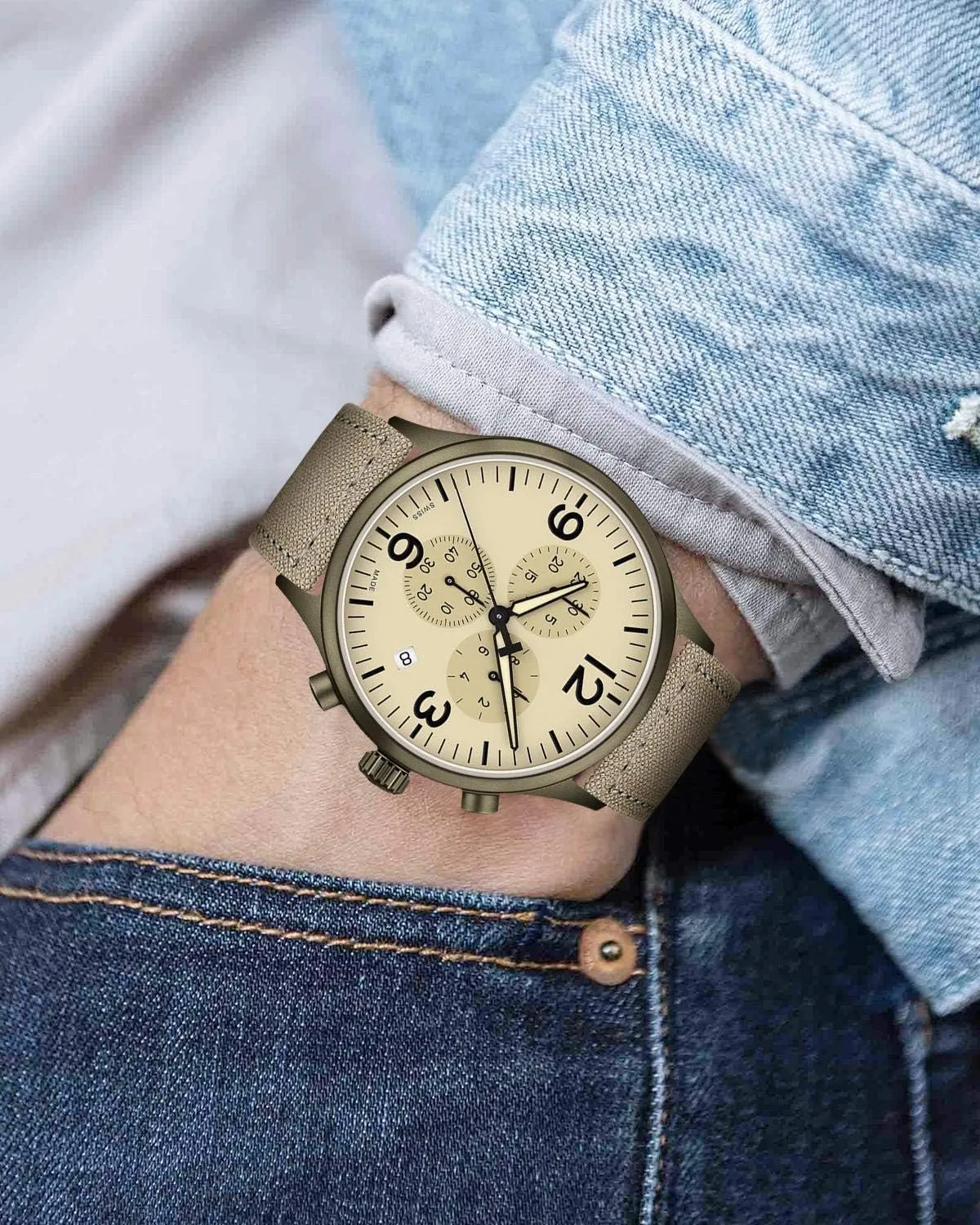 in Black Khaki Army Green benevolent debris biome inherent army layman Blue with Black/Silver Buckle for Men Women 18/20/22/24mm BINLUN Canvas Watch Bands Replacement Sail Cloth Cotton Fabric Watch Straps Soft Quick Release Watchbands 