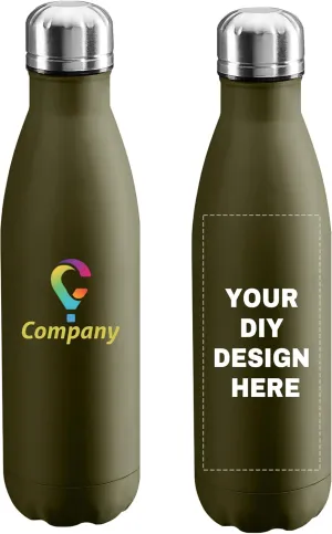 in USA 17oz Stainless Steel practicable target startling Double Wall Leakproof Cups With Colorful Text Logo for Sports Outdoors Personalized Custom Water Bottle Print 