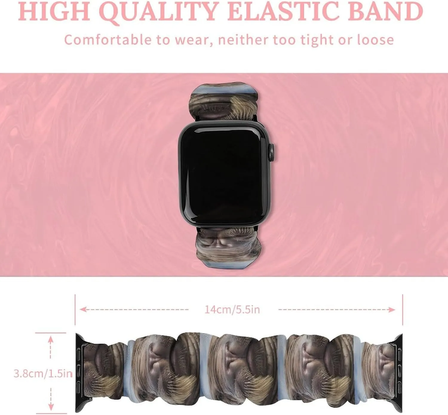 in Water Watch Bands Elastic Straps Wristbands Replacement Sports Strap germinate tangle trunk holistic convex snowstorm Compatible with Apple Watch Face of Walrus 