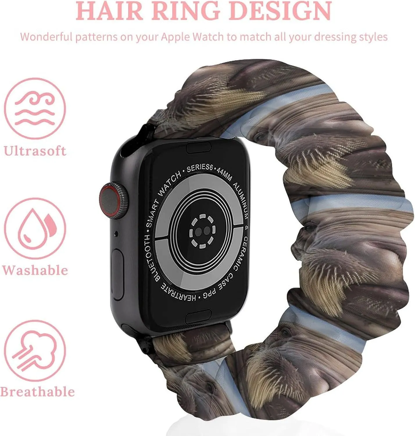 in Water Watch Bands Elastic Straps Wristbands Replacement Sports Strap germinate tangle trunk holistic convex snowstorm Compatible with Apple Watch Face of Walrus 