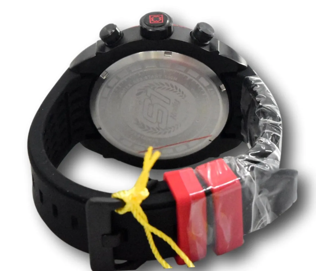 Invicta S1 Rally Men's 48mm Anatomic Skeleton Dial Black Chronograph Watch 36367
