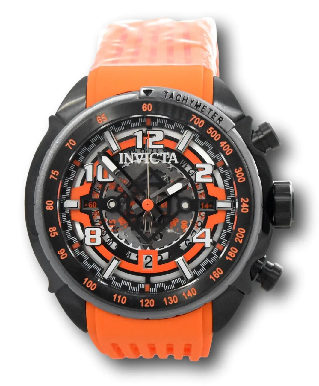 Invicta S1 Rally Men's 48mm Anatomic Skeleton Dial Chronograph Watch 36368