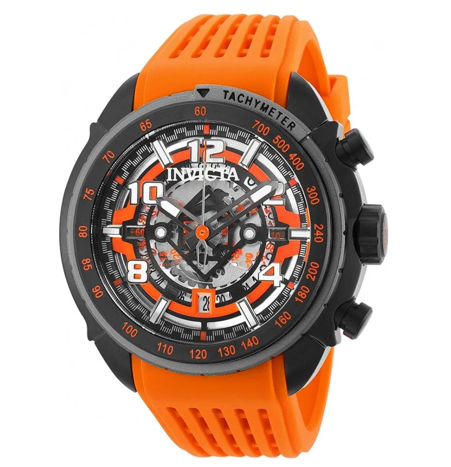 Invicta S1 Rally Men's 48mm Anatomic Skeleton Dial Chronograph Watch 36368