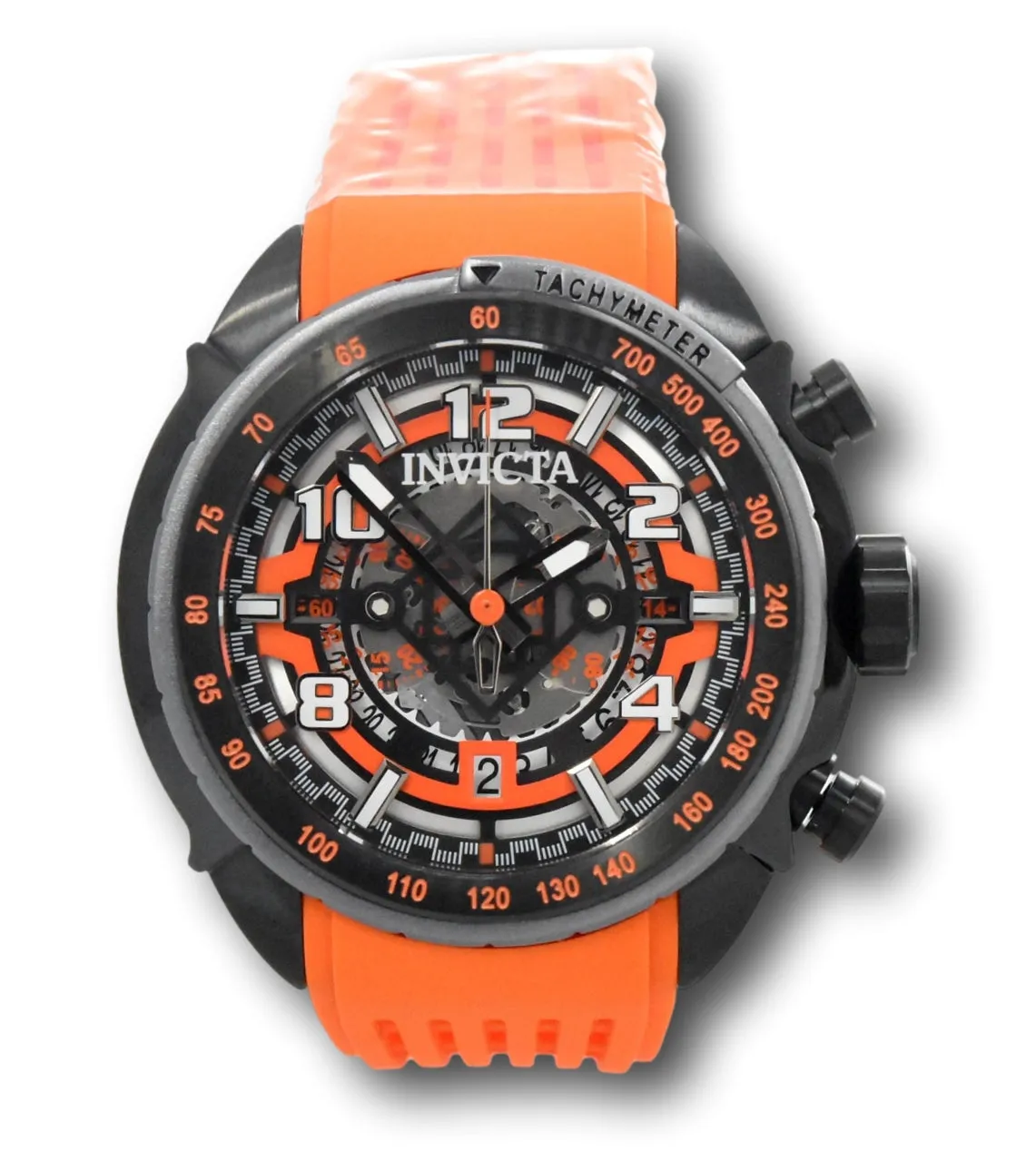 Invicta S1 Rally Men's 48mm Anatomic Skeleton Dial Chronograph Watch 36368