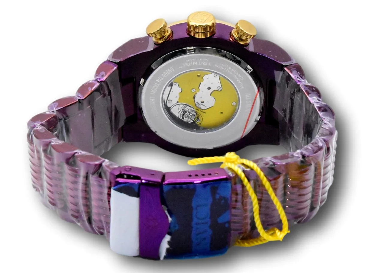 Invicta S1 Rally Men's 51mm Purple Carbon Fiber Swiss Chrono Watch 40865 RARE