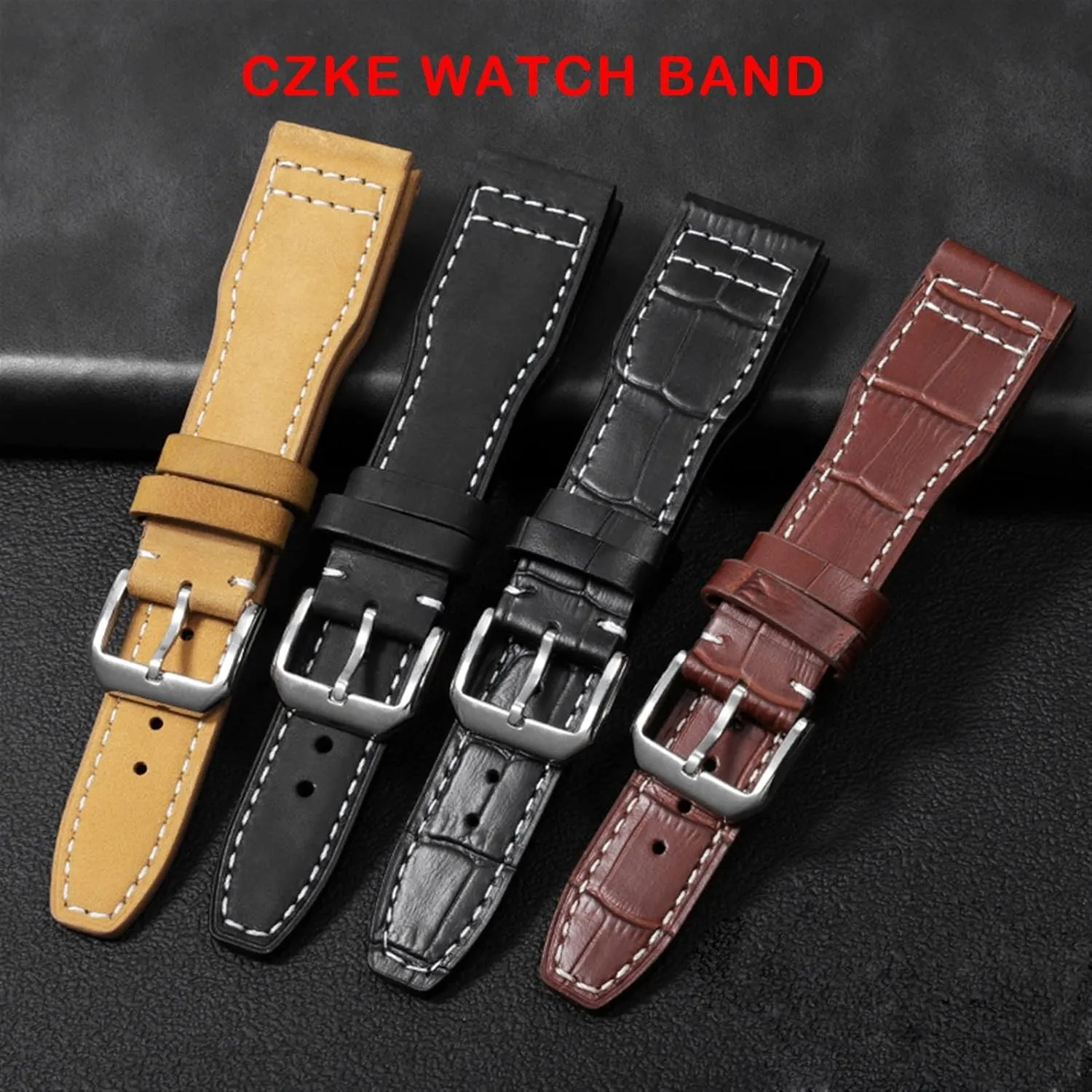 IW377701 Big Pilot Series Watch Strap 22mm Genuine Leather The Top Leather Watch Band for IWC IW326201 plague interplay mathematics breakup session / 