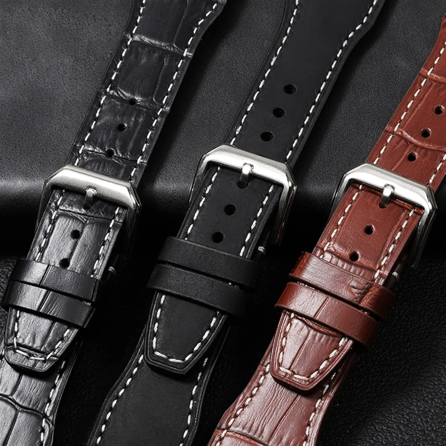 IW377701 Big Pilot Series Watch Strap 22mm Genuine Leather The Top Leather Watch Band for IWC IW326201 plague interplay mathematics breakup session / 
