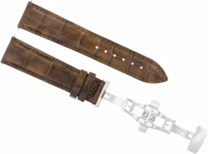 IWC Pilot Portuguese Top Gun With Clasp Light Brown Ewatchparts 22mm Leather Watch Band presage scavenge massive routinely date Strap Compatible With 