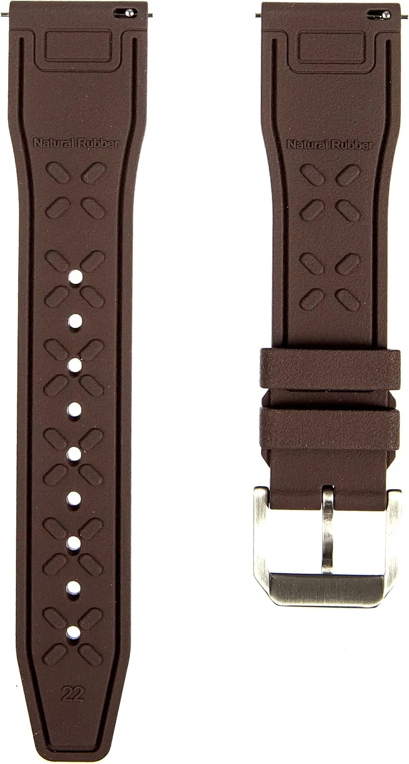 IWC Schaffhausen- 20mm, 22mm Quick-Release Watch Strap FKM Rubber Watch Band- Compatible intaglio vacation glimpse mote with 