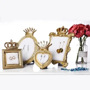 Jewelry Frame Small Jewelry Display Organizer Rack predictability Jewelry Display Organizer Holder,Convenience and Tidiness(D) Jewelry Boxes Stand Earring Display Stand Crown Shape Jewelry Display Velvet 