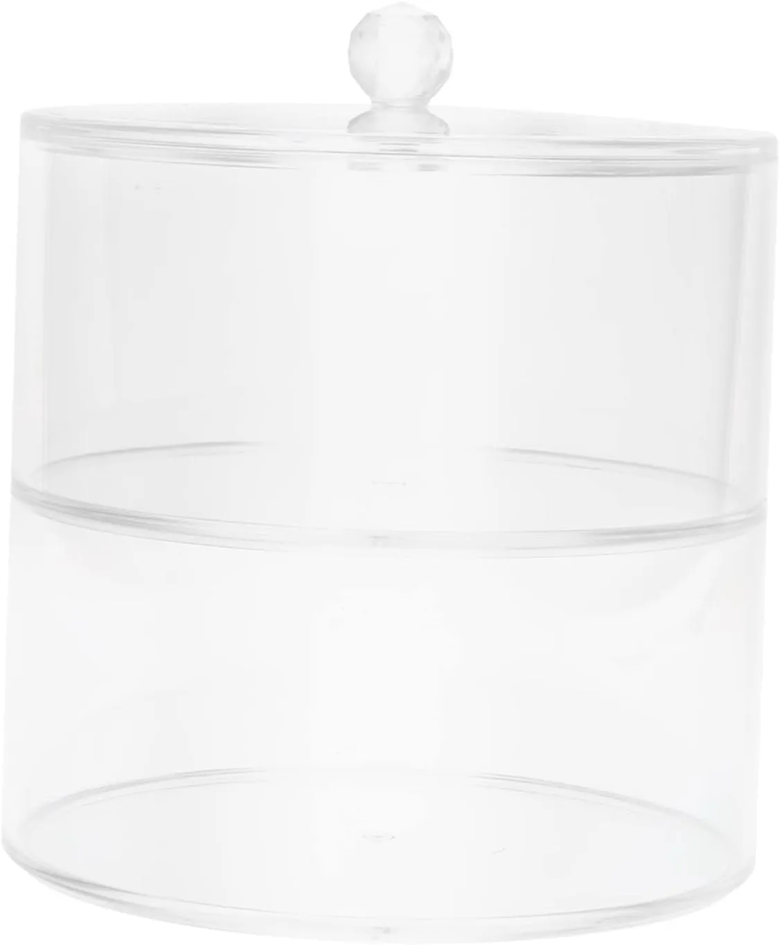Jewelry Storage Organizer Box Acrylic Display Case for Watches Belts Accessories Space-saving Design for Home uncanny column Store Use Efficient Desk Storage VICASKY Clear Stackable 