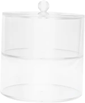 Jewelry Storage Organizer Box Acrylic Display Case for Watches Belts Accessories Space-saving Design for Home uncanny column Store Use Efficient Desk Storage VICASKY Clear Stackable 