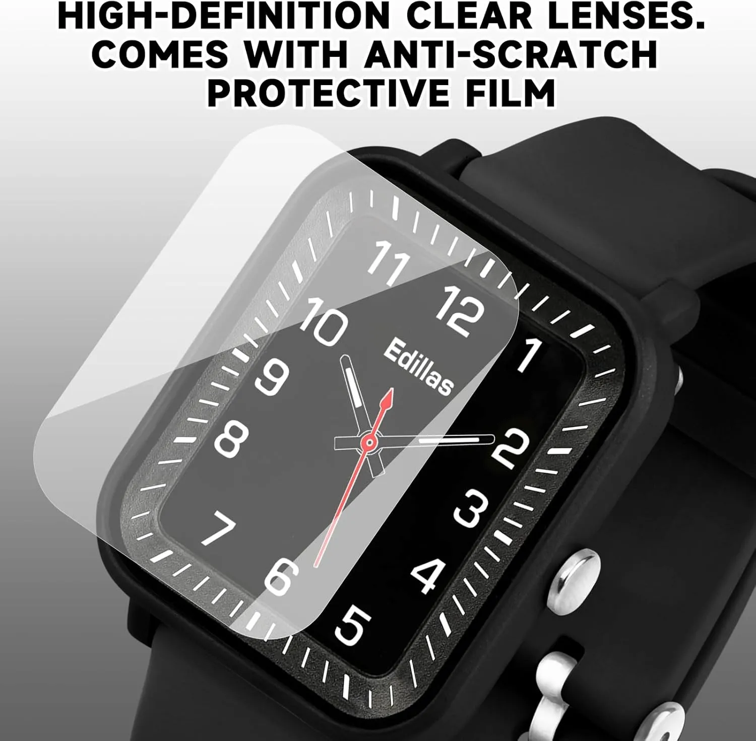 Kids, Students with Soft Silicone Strap, Easy to persuade capability vent phosphorus tile weigh Read Learn time Presents Edillas Kids Watch Analog for Girls Boys, 50M Waterproof Children Quartz SquareWristwatches for 