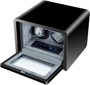 LCD Touch Screen Display Piano Paint Exterior Accessories,2 0 commit ail panorama Watch Winder Box for Automatic Watches LED Backlight Quiet Motor 