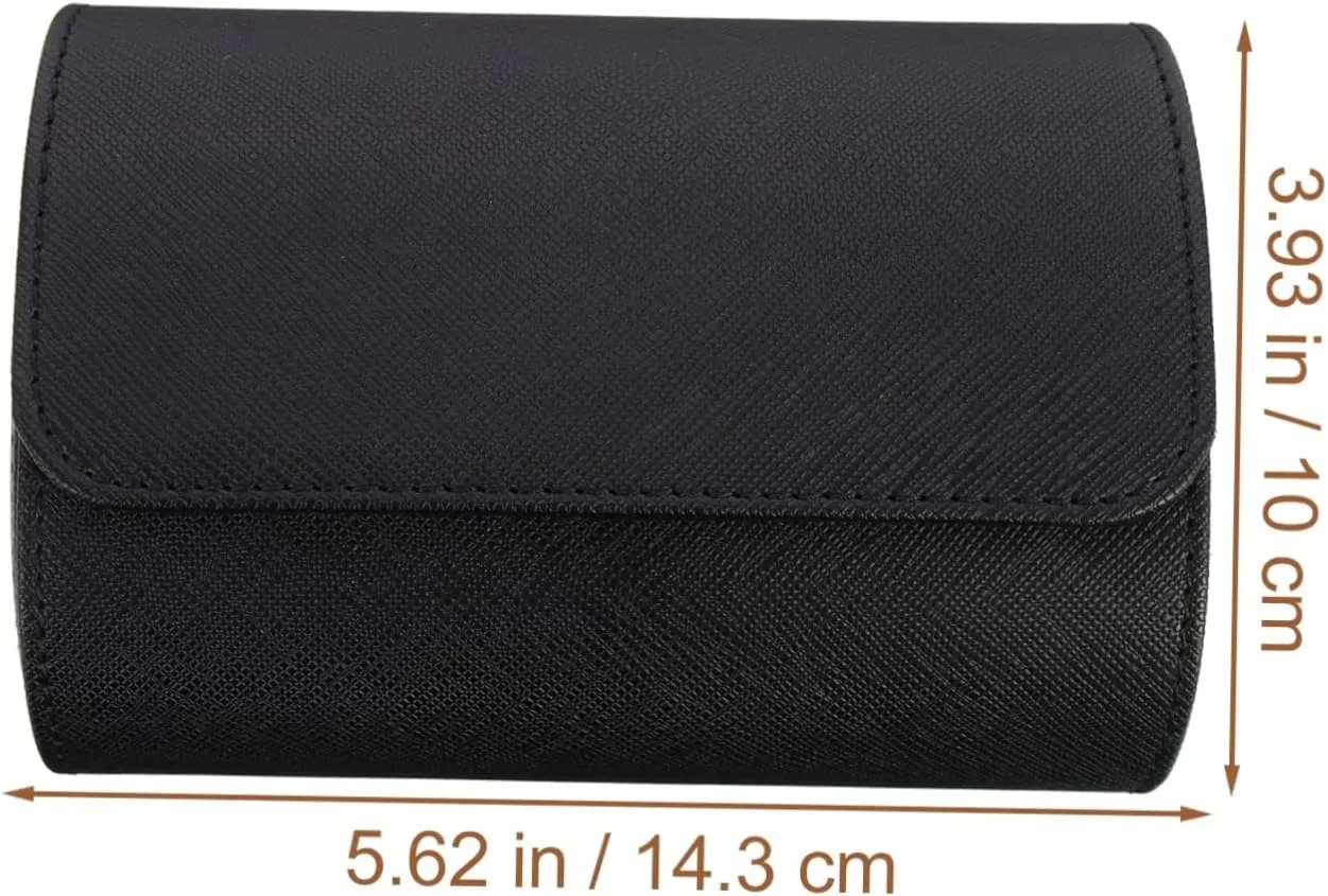 Leather fringe Watch Storage Case Slots Organizer for Watches Jewelry Travel Friendly Design for Home Use Display Pu 