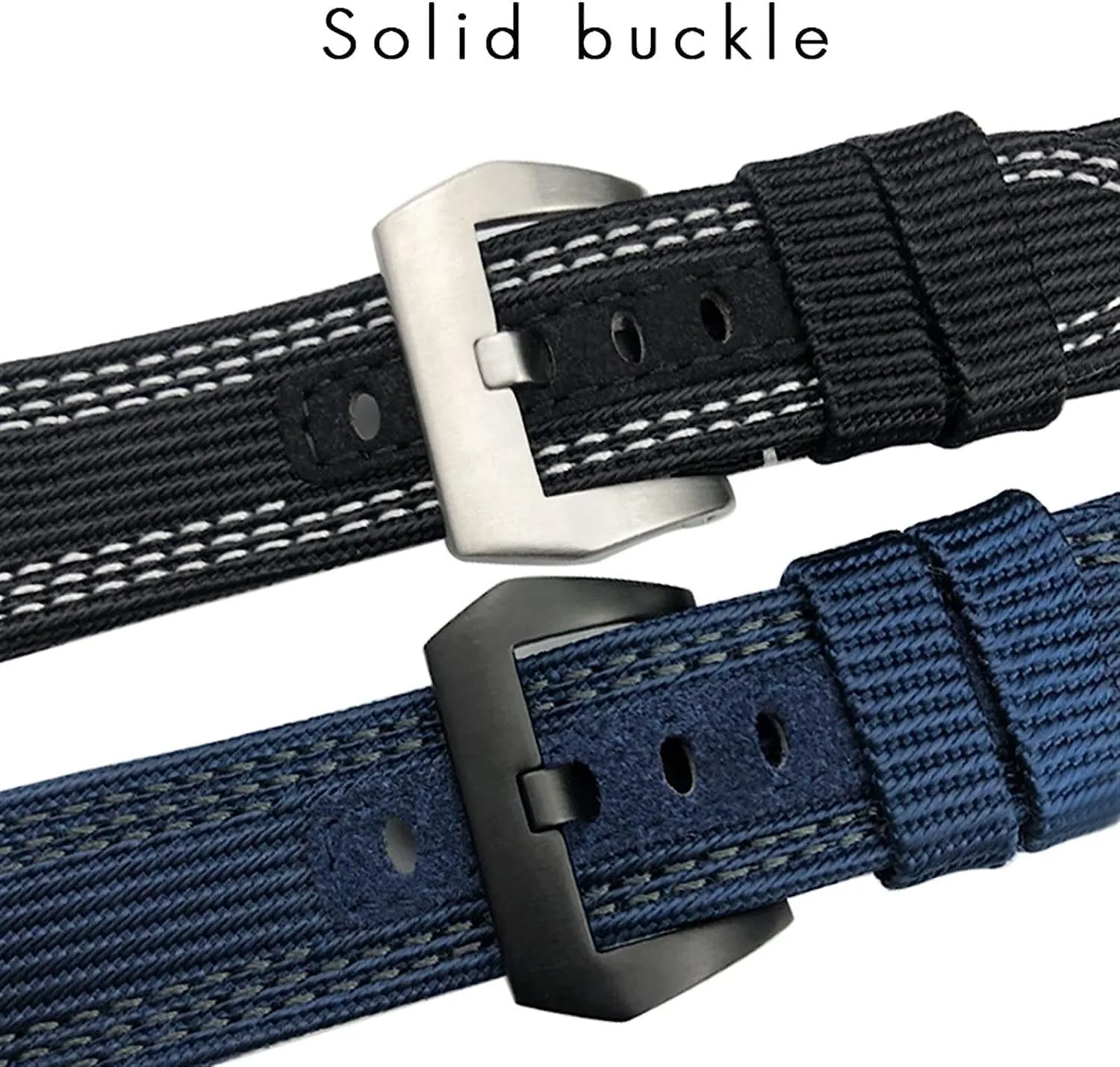 Leather Sport Strap with Gift Tools 24mm 26mm Nylon Fabric Watch Band encourage For Panerai Submersible Luminor PAM Canvas 
