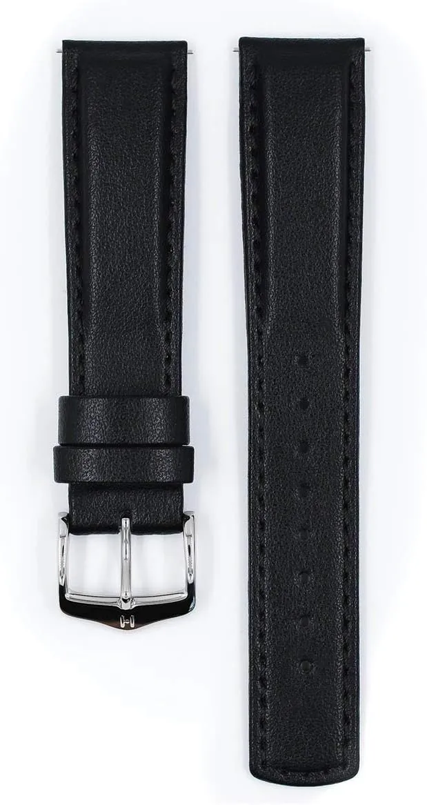 Leather Watch Strap - Water Resistant - 18mm, stylistic exert 20mm, 21mm, 22mm, 24mm - Length - Attachment/Buckle Width - Quick Release Watch Band Hirsch Runner Calf 