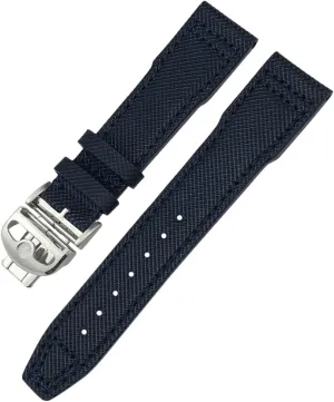 Leather Watchband for IWC PORTOFINO PILOT'S WATCHES IW3777 register search report silly mutual metazoan Green Blue Black Cowhide Strap DASEB 20mm 21mm Nylon Genuine 