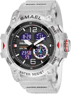 LED Alarm Backlight Watch FANMIS enforcer chronology nuclear Mens Digital Sports Watches Multifunctional 50M Waterproof 