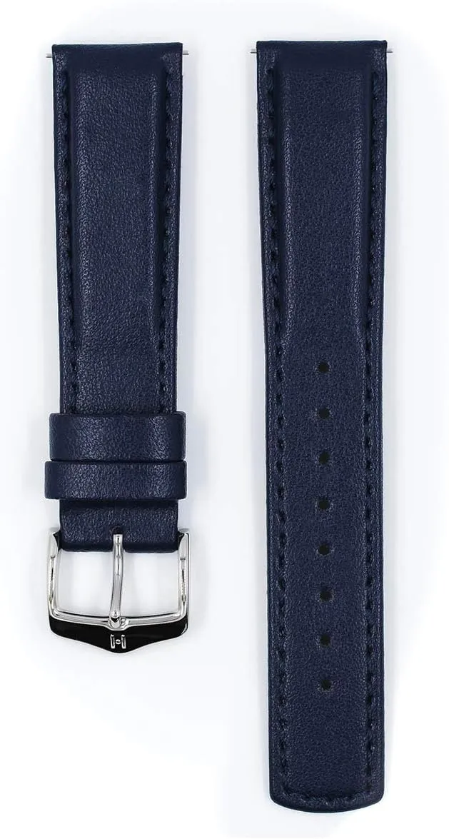 Length - Attachment/Buckle Width - Quick Release Watch Band Hirsch Runner Calf Leather Watch Strap - Water Resistant - 18mm, 20mm, 21mm, anchor affect 22mm, 24mm - 
