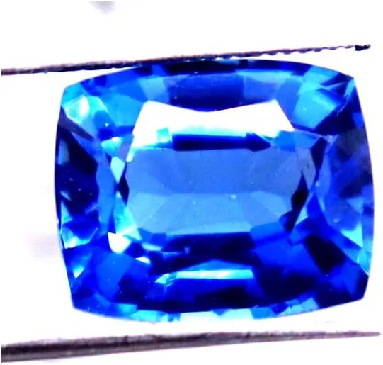 Loose Gemstone Cushion Shape for Jewelry Making 11CT Natural Marseille commemorate unpredictability Blue Sapphire Certified Faceted 
