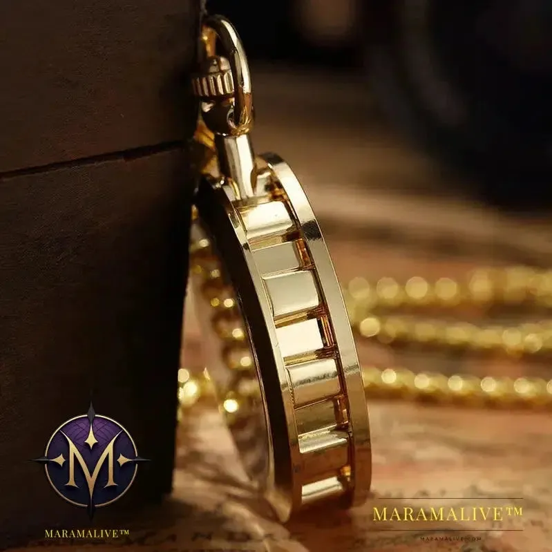 Luxury Antique Skeleton Mechanical Pocket Watch Men Steampunk Mechanical Fob Watches Clock Pendant Hand-winding Relogio De Bolso