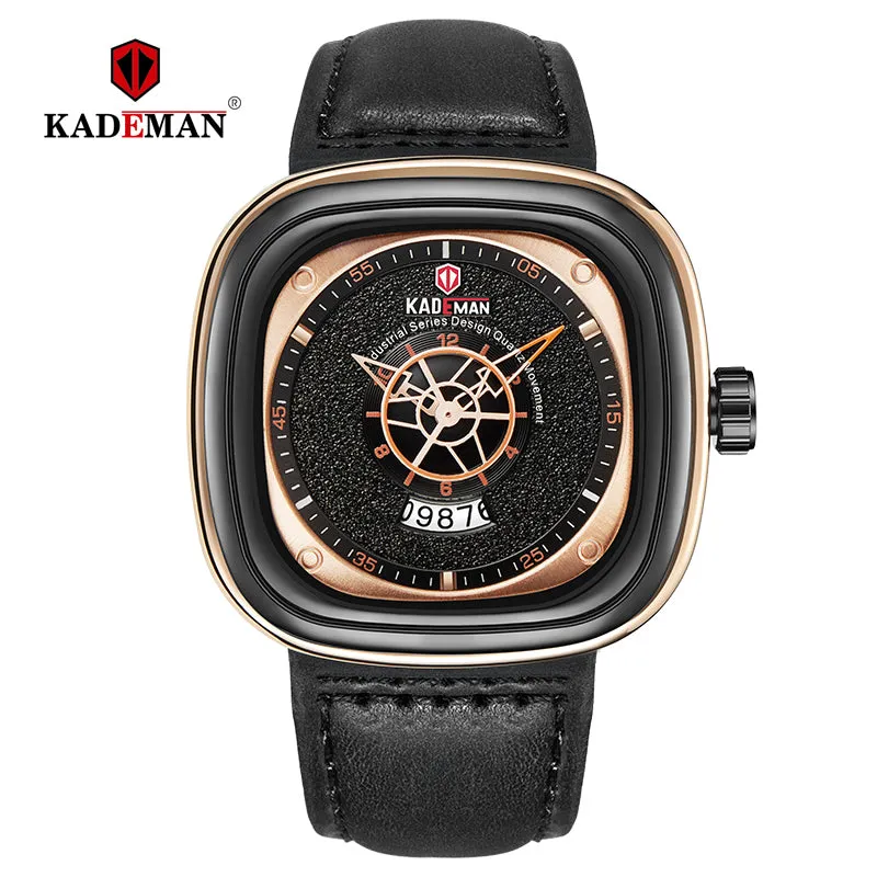 Luxury Men Watches New Fashion Square Quartz